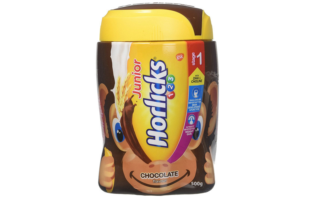 Junior Horlicks Chocolate Flavour    Plastic Jar  500 grams